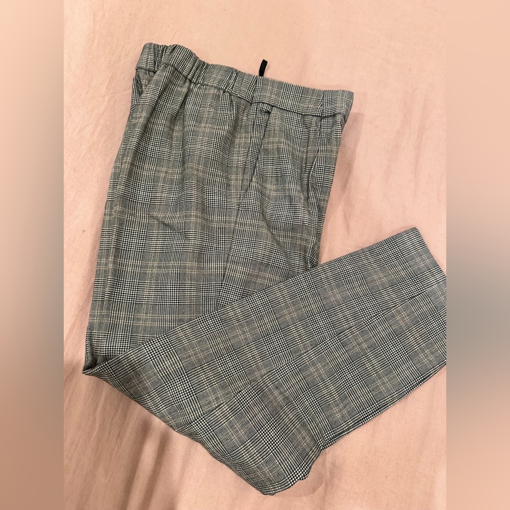 ARITZIA Babaton Women Plaid Tan Pants